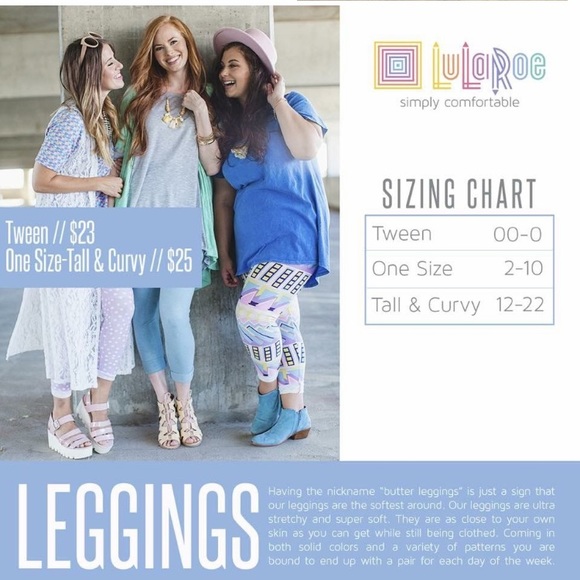 LuLaRoe One Size Leggings - Picture 4 of 4